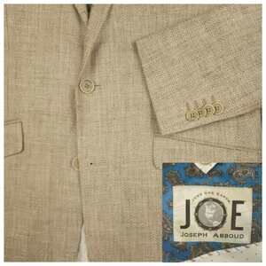 JOE Joseph Abboud Linen Herringbone Blazer 38R Slim Fit